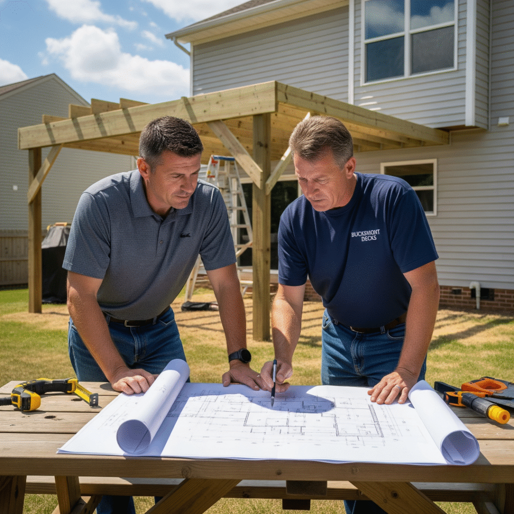 DIY deck building
