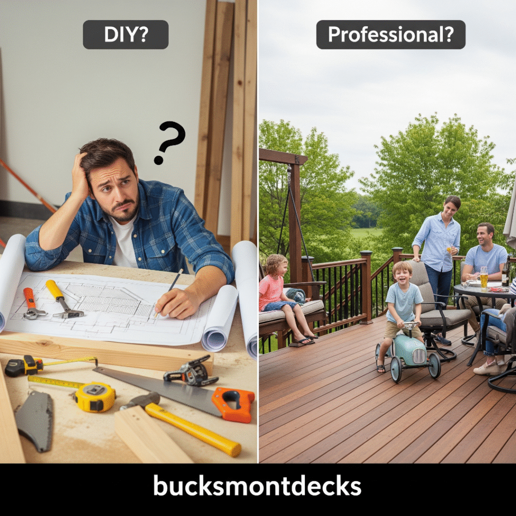 DIY deck building