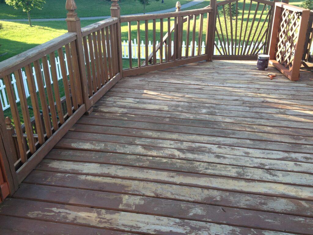 Deck restoration